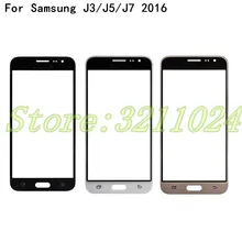 Écran tactile pour Samsung Galaxy J3 J5 J7 2016 J310 J510 J5108 J710 J7108, panneau avant, lentille extérieure en verre LCD=