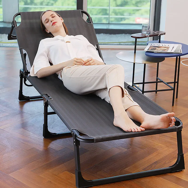 Reclining Chair Folding Bed Single Office Beach Lunch Break Dual Purpose Sleeping Nap Artifact Portable
Reclining Chair Folding Bed Single Office Beach Lunch Break Dual Purpose Sleeping Nap Artifact Portable