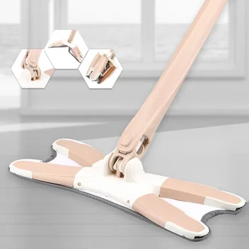 Hand Free Mop Washing Manual Extrusion Household Cleaning Tools X-type Floor Mop Microfiber for Home Kitchen 
Hand Free Mop Washing Manual Extrusion Household Cleaning Tools X-type Floor Mop Microfiber for Home Kitchen