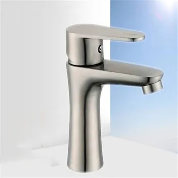 Bathroom Faucet Stainless Steel Basin Hot Cold Silver Faucet Mixer Tap 
Bathroom Faucet Stainless Steel Basin Hot Cold Silver Faucet Mixer Tap