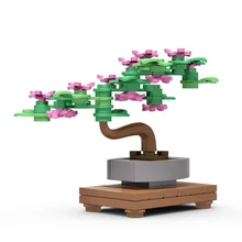 MOC Miniature Bonsai Tree Building Blocks Plants Potted Room Ornament Tea Table Decoration Bricks DIY Model Toys For Children
MOC Miniature Bonsai Tree Building Blocks Plants Potted Room Ornament Tea Table Decoration Bricks DIY Model Toys For Children