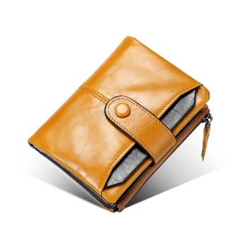 Men Wallets Genuine Leather Cowhide Short Wallet Small Mini Purse Double Zipper Coin Pocket Multi Card Holder RFID Wallet 
Men Wallets Genuine Leather Cowhide Short Wallet Small Mini Purse Double Zipper Coin Pocket Multi Card Holder RFID Wallet