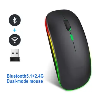 2.4GHz Wireless Mouse Bluetooth 5.1 Dual Mode Mute Optical Gaming Mice For Macbook air For Xiao-mi Macbook Pro
2.4GHz Wireless Mouse Bluetooth 5.1 Dual Mode Mute Optical Gaming Mice For Macbook air For Xiao-mi Macbook Pro