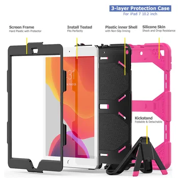 All-round Protection Suit Heavy Duty Stand Case Cover Built-in Screen Protector For iPad 7th Gen 10.2 2019
All-round Protection Suit Heavy Duty Stand Case Cover Built-in Screen Protector For iPad 7th Gen 10.2 2019