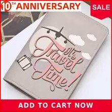 Zoukane Nova Capa Capa de Passaporte de Viagem Caso do Cartão de Mulheres Homens Viajar portador de Passaporte Documento de Viagem Do Titular Do Cartão de Crédito & ID CH02A(China)