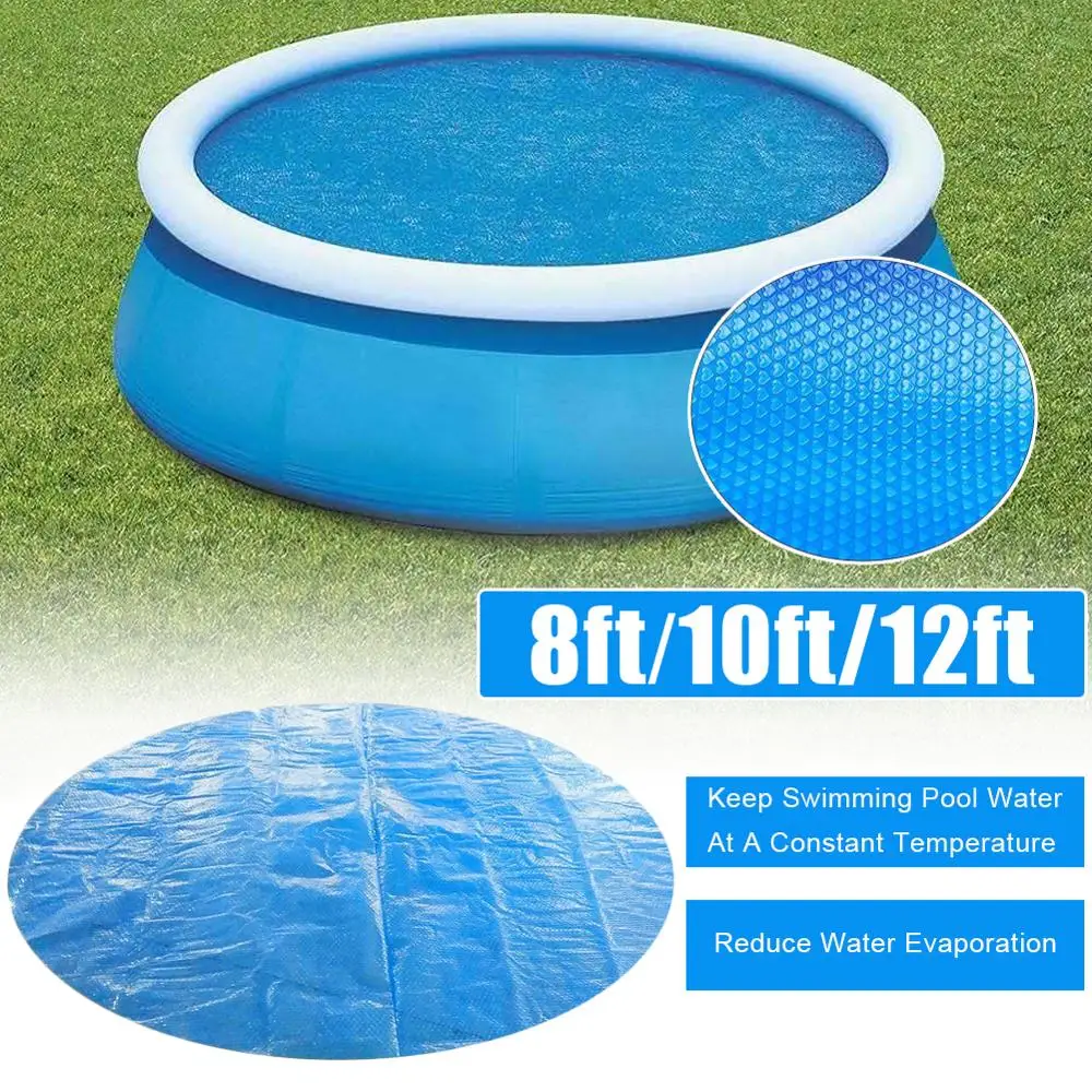 Solar Pool Cover 8/10/12ft Swimming Pool Cover for Intex Pool Zwembad Cover Pool Foot Above Ground Blue Protection Swimming Pool
Solar Pool Cover 8/10/12ft Swimming Pool Cover for Intex Pool Zwembad Cover Pool Foot Above Ground Blue Protection Swimming Pool