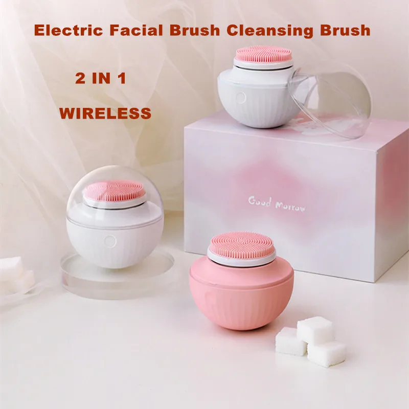 Sonic Vibrating Facial Cleansing Brush Soft Silicone Waterproof Face Brush Gentle Exfoliating and Removing Blackhead Beauty Tool
Sonic Vibrating Facial Cleansing Brush Soft Silicone Waterproof Face Brush Gentle Exfoliating and Removing Blackhead Beauty Tool