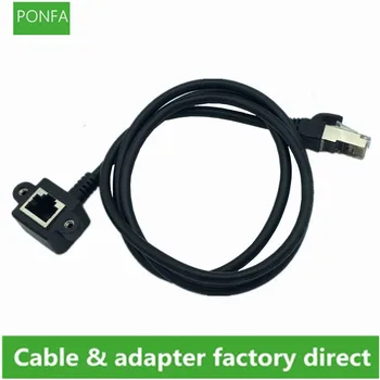 RJ45 90 Degree Angle Right Angled 8P8C FTP STP UTP Cat5 Panel Mount Male to Female Extension Cable Lan Ethernet Network Cord
RJ45 90 Degree Angle Right Angled 8P8C FTP STP UTP Cat5 Panel Mount Male to Female Extension Cable Lan Ethernet Network Cord