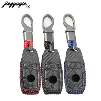 jingyuqin Car Leather Car Key Case Cover For Mercedes Benz E300 E300L W213 E200 E200L E Class 2018 2017 2016 Key Keychain
jingyuqin Car Leather Car Key Case Cover For Mercedes Benz E300 E300L W213 E200 E200L E Class 2018 2017 2016 Key Keychain