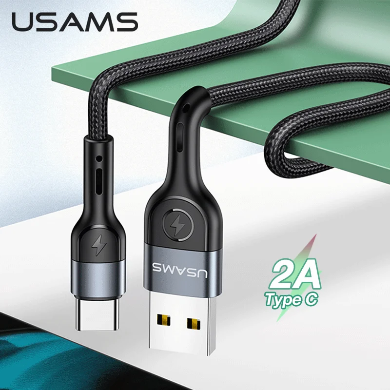 USAMS Type C зарядный кабель для телефона Usb Huawei Mate 30 P30 P20 Xiaomi Samsung Galaxy c передачи