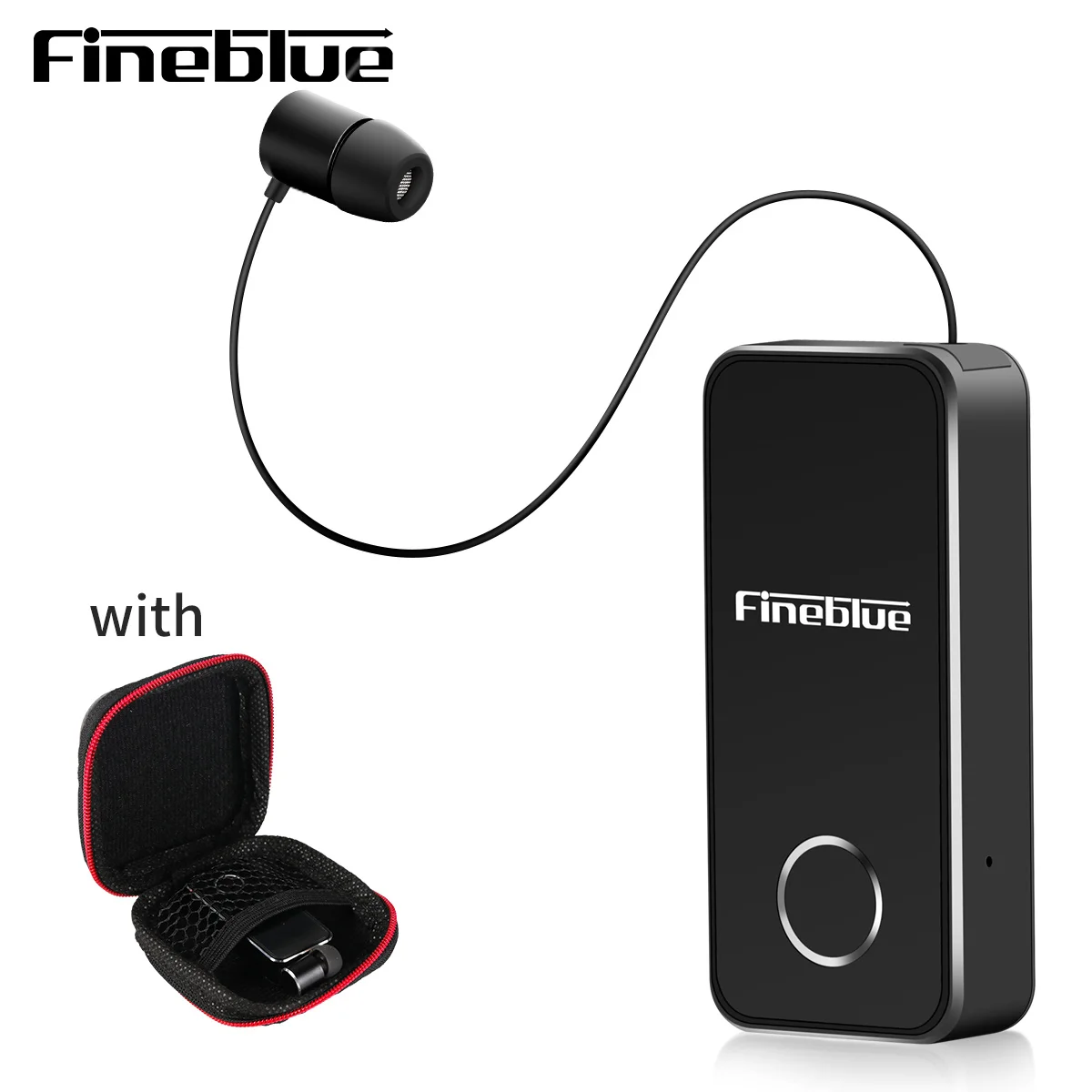 FineBlue F2 Pro bluetooth 5.0 Wireless Headset In-Ear earphone High Tensile Collar Clip Portable Vibrating With bag GT 
FineBlue F2 Pro bluetooth 5.0 Wireless Headset In-Ear earphone High Tensile Collar Clip Portable Vibrating With bag GT