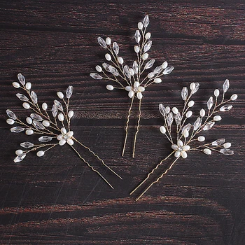 3 PCS pearl hair jewelry gold silver color wedding hairpin crystal beads bridesmaid hair pin clip sticks for women wedding prom
3 PCS pearl hair jewelry gold silver color wedding hairpin crystal beads bridesmaid hair pin clip sticks for women wedding prom