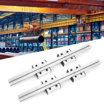 2Pcs Liner Guide Rail Aluminium High Accuracy Strong Interchangeability with 4Pcs Slide Block CNC Part Accessories
2Pcs Liner Guide Rail Aluminium High Accuracy Strong Interchangeability with 4Pcs Slide Block CNC Part Accessories