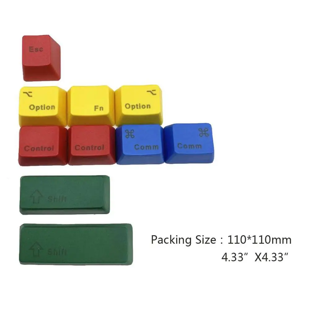 Brand New 10Pcs Mac Add on kit Mechanical Keyboard Keycap Top print add-on kit PBT keycap command option cap OEM height
Brand New 10Pcs Mac Add on kit Mechanical Keyboard Keycap Top print add-on kit PBT keycap command option cap OEM height
