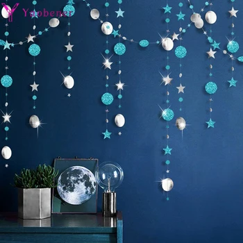 4m Silver Blue Paper Star Round Garland Banner First Happy Birthday Decoration Adult kids Baby Boy Girl My 1st One Year Decor
4m Silver Blue Paper Star Round Garland Banner First Happy Birthday Decoration Adult kids Baby Boy Girl My 1st One Year Decor