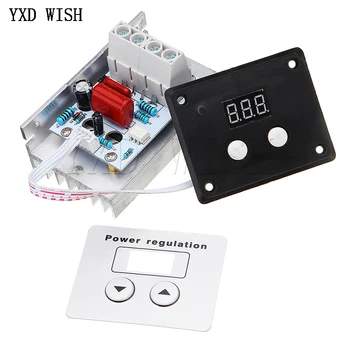 AC 220V 10000W SCR Digital Control Electronic Voltage Regulator Speed Control Dimmer Thermostat + Digital Meters Power Supply
AC 220V 10000W SCR Digital Control Electronic Voltage Regulator Speed Control Dimmer Thermostat + Digital Meters Power Supply
