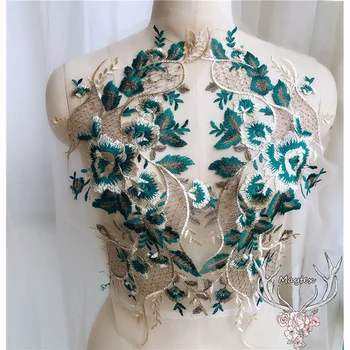 1 Pair European New Fashion Sequin Embroidered Lace Patch Wedding Dress Decoration Decal Manual DIY Accessories HB77
1 Pair European New Fashion Sequin Embroidered Lace Patch Wedding Dress Decoration Decal Manual DIY Accessories HB77