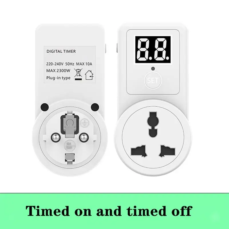 10A Digital Countdown Timer Switch Universal Socket Plug-In Time Control Phone Battery Electric Car Charge Electric EU Plug
10A Digital Countdown Timer Switch Universal Socket Plug-In Time Control Phone Battery Electric Car Charge Electric EU Plug