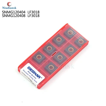 10PCS SNMG120404 LF3018 SNMG120408 LF3018 original carbide numerical CNC Lathe turning blade Suitable for machining cast iron
10PCS SNMG120404 LF3018 SNMG120408 LF3018 original carbide numerical CNC Lathe turning blade Suitable for machining cast iron