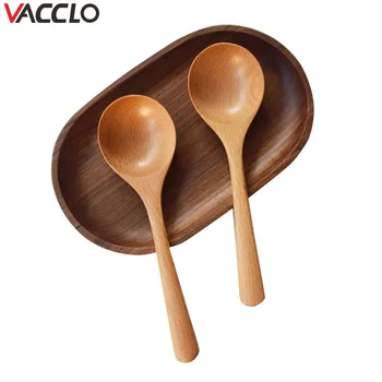 Vacclo Creative Japanese-style Wooden Spoon Natural Environmental Tableware Cooking Utensil Honey Coffee Spoon Kitchen Supplies 
Vacclo Creative Japanese-style Wooden Spoon Natural Environmental Tableware Cooking Utensil Honey Coffee Spoon Kitchen Supplies