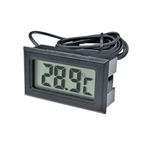 Black Digital LCD Thermometer Without Battery 48 *15 *28 MM Temperature Measurement Machine -50℃ To 110℃ Kitchen Parts
Black Digital LCD Thermometer Without Battery 48 *15 *28 MM Temperature Measurement Machine -50℃ To 110℃ Kitchen Parts