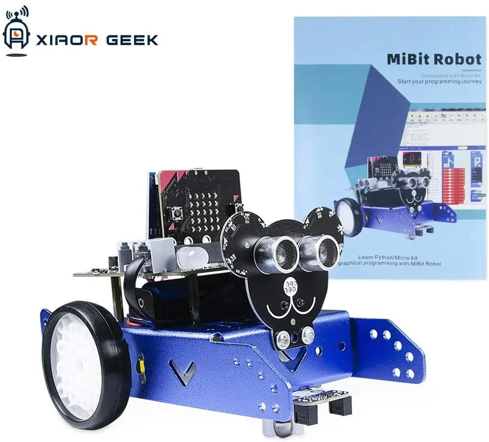 XiaoR Geek Micro:bit Programmable Education Robot Car Kit STEM Education, DIY Mechanical Building Blocks, Improve Children' s Lo
XiaoR Geek Micro:bit Programmable Education Robot Car Kit STEM Education, DIY Mechanical Building Blocks, Improve Children' s Lo