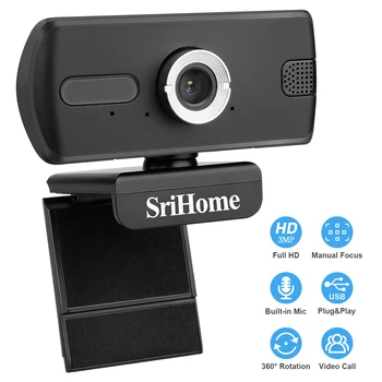 Webcam Computer HD Manual Focus Video Conferencing Calling Recording Web Camera For Laptop Desktop Noise Reduction Microphone
Webcam Computer HD Manual Focus Video Conferencing Calling Recording Web Camera For Laptop Desktop Noise Reduction Microphone