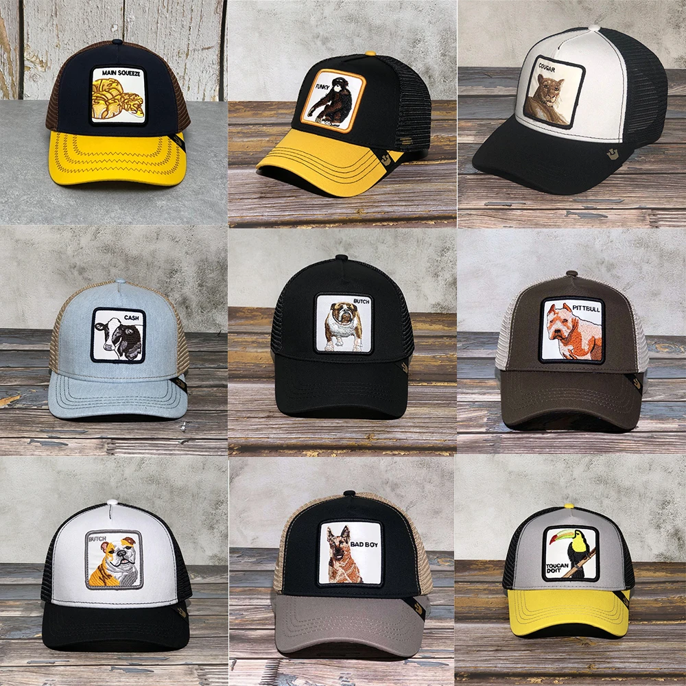 Golden Python Monkey Leopard Animal Embroidery Anime Cute Embroidery Baseball Cap Summer Mesh Men's Polyester cotton Sun hats
Golden Python Monkey Leopard Animal Embroidery Anime Cute Embroidery Baseball Cap Summer Mesh Men's Polyester cotton Sun hats