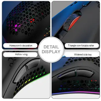 Lightweight M7 Gaming Mouse Honeycomb Shell Ergonomic Peripheral Cable Mice For Computer Gamer Rope Computer with Soft H7H6
Lightweight M7 Gaming Mouse Honeycomb Shell Ergonomic Peripheral Cable Mice For Computer Gamer Rope Computer with Soft H7H6