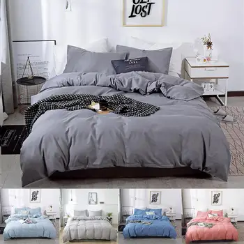 3pcs 100% Polyester Fiber Satin Bedding Set Comforter Bedding Set Single / Double Duvet Cover / Quilted Full King Queen Size
3pcs 100% Polyester Fiber Satin Bedding Set Comforter Bedding Set Single / Double Duvet Cover / Quilted Full King Queen Size