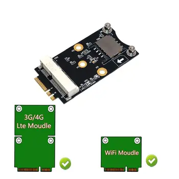 Mini PCI-E to M.2 (NGFF ) key A/E Adapter With SIM card Slot for WiFi WWAN LTE Module 3G/4G Net work For PC
Mini PCI-E to M.2 (NGFF ) key A/E Adapter With SIM card Slot for WiFi WWAN LTE Module 3G/4G Net work For PC