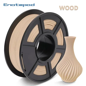 Enotepad Wood Filament 1.75mm 3D Printer Filament 1kg Spool (2.2 lbs) Dimensional Accuracy +/- 0.02 mm New arrival 3D Printing
Enotepad Wood Filament 1.75mm 3D Printer Filament 1kg Spool (2.2 lbs) Dimensional Accuracy +/- 0.02 mm New arrival 3D Printing