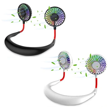 Hands Free Portable Wearable Hanging Neck Fan Rechargeable Mini USB Personal Fan with 3 Level Air Flow 7 LED Lights
Hands Free Portable Wearable Hanging Neck Fan Rechargeable Mini USB Personal Fan with 3 Level Air Flow 7 LED Lights