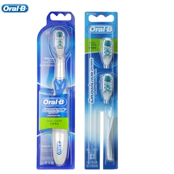 Oral B Teeth Cross Action Electric Toothbrushes Non-Rechargeable Power Dual Clean Oral Hygiene 4 Replaceable Tooth Brush Heads
Oral B Teeth Cross Action Electric Toothbrushes Non-Rechargeable Power Dual Clean Oral Hygiene 4 Replaceable Tooth Brush Heads