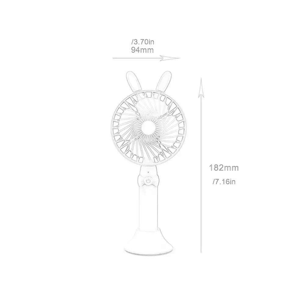 Creative Personality Cute Mini Rabbit Handheld Usb Charging Small Fan Student Fan Summer Portable Small Fan
Creative Personality Cute Mini Rabbit Handheld Usb Charging Small Fan Student Fan Summer Portable Small Fan