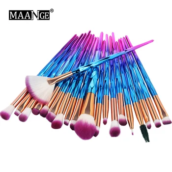 20Pcs Diamond Makeup Brushes Set Powder Foundation Blush Blending Eye shadow Lip Cosmetic Beauty Make Up Brush Pincel Maquiagem
20Pcs Diamond Makeup Brushes Set Powder Foundation Blush Blending Eye shadow Lip Cosmetic Beauty Make Up Brush Pincel Maquiagem