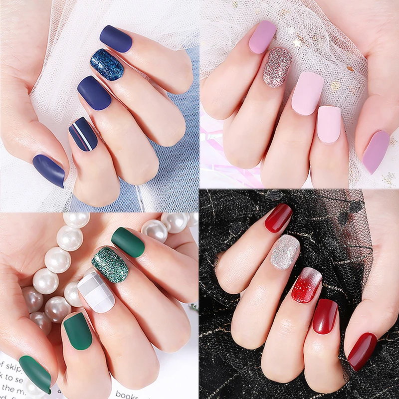 24/30pcs Detachable Artificial False Nails Full Cover Press on Short DIY Fake Nails Art Tips Set Nail Extension Coffin with Glue
24/30pcs Detachable Artificial False Nails Full Cover Press on Short DIY Fake Nails Art Tips Set Nail Extension Coffin with Glue