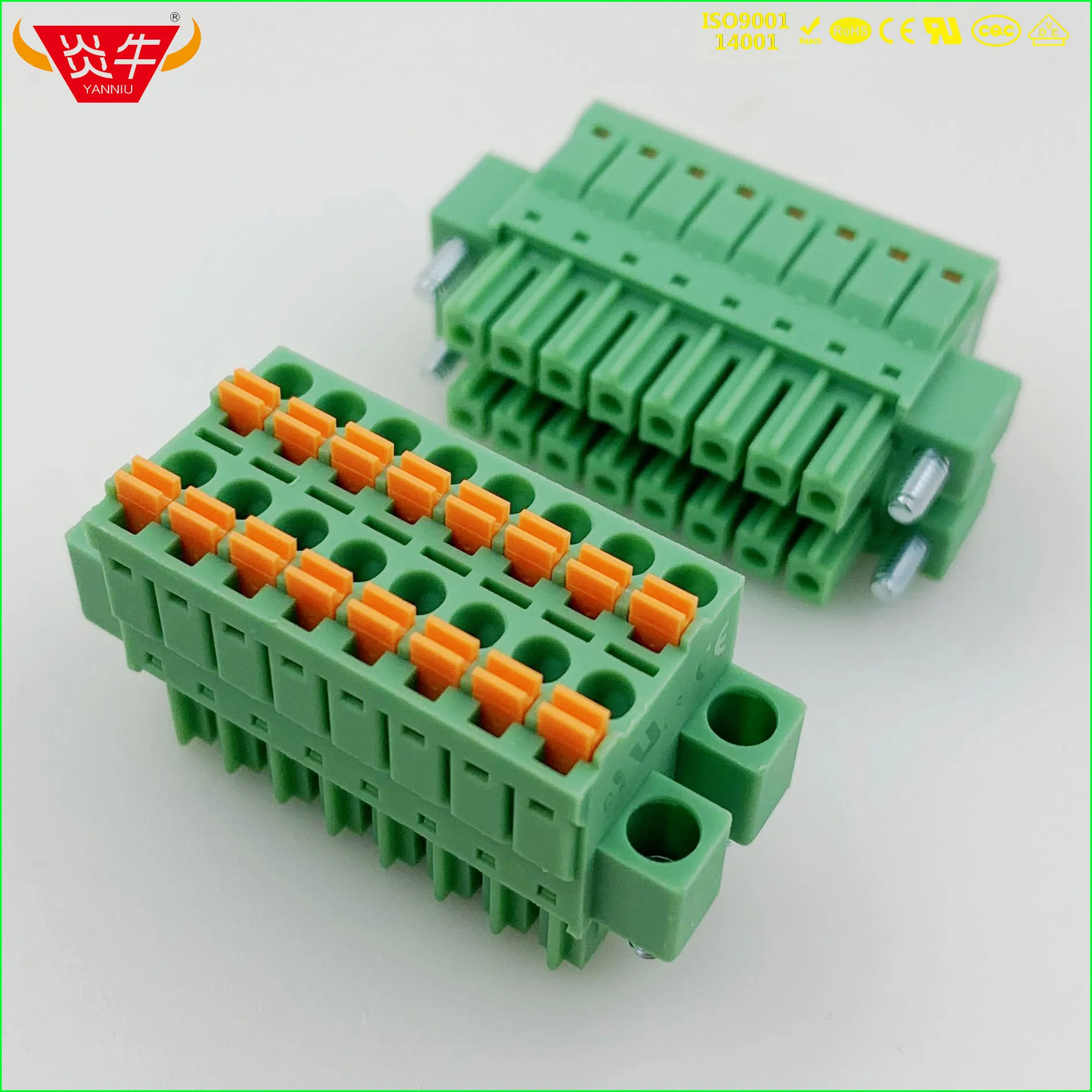 KF2EDGKNHM 3.5 2P ~ 12P PCB PLUG-IN TERMINAL BlOCKS 15EDGKNHM 3.5mm 4PIN ~ 24PIN FMCD 1,5/ 3-STF-3,5 PHOENIX CONTACT DEGSON KEFA
KF2EDGKNHM 3.5 2P ~ 12P PCB PLUG-IN TERMINAL BlOCKS 15EDGKNHM 3.5mm 4PIN ~ 24PIN FMCD 1,5/ 3-STF-3,5 PHOENIX CONTACT DEGSON KEFA
