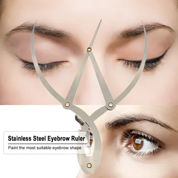 1 pcs Tattoo Eyebrow Design Calipers Stencil Stainless Steel Eyebrow Ruler Permanent Makeup Shaper Grooming Eyebrow Embroidery
1 pcs Tattoo Eyebrow Design Calipers Stencil Stainless Steel Eyebrow Ruler Permanent Makeup Shaper Grooming Eyebrow Embroidery