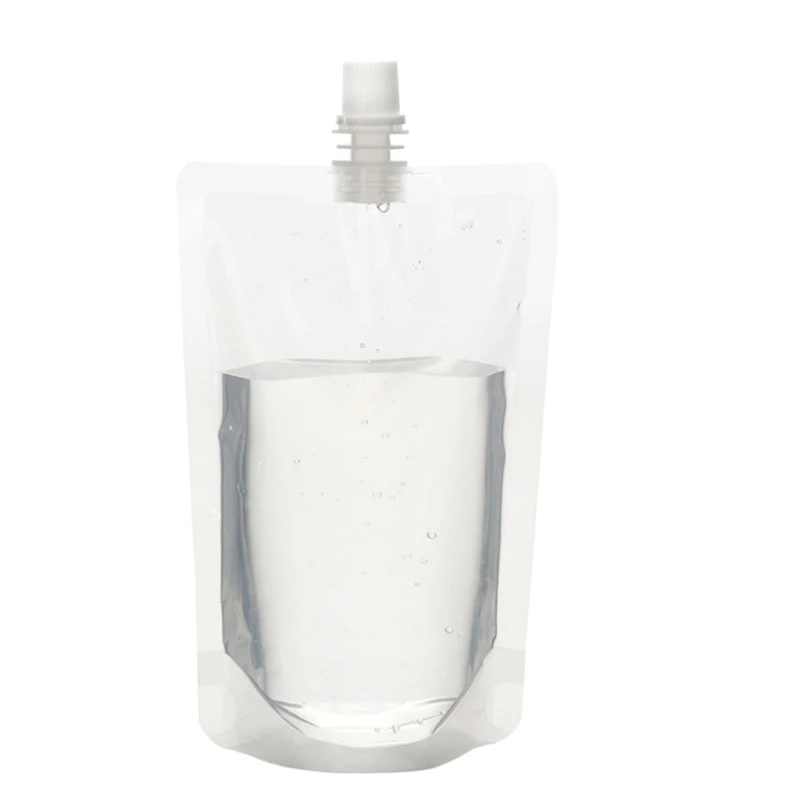 

250ml 350ml 420ml 500ml 1000ml Empty Doypack Plastic Stand Up Spout Liquid Bag Pack Beverage Squeeze,Drink Pouch fruit juice bag