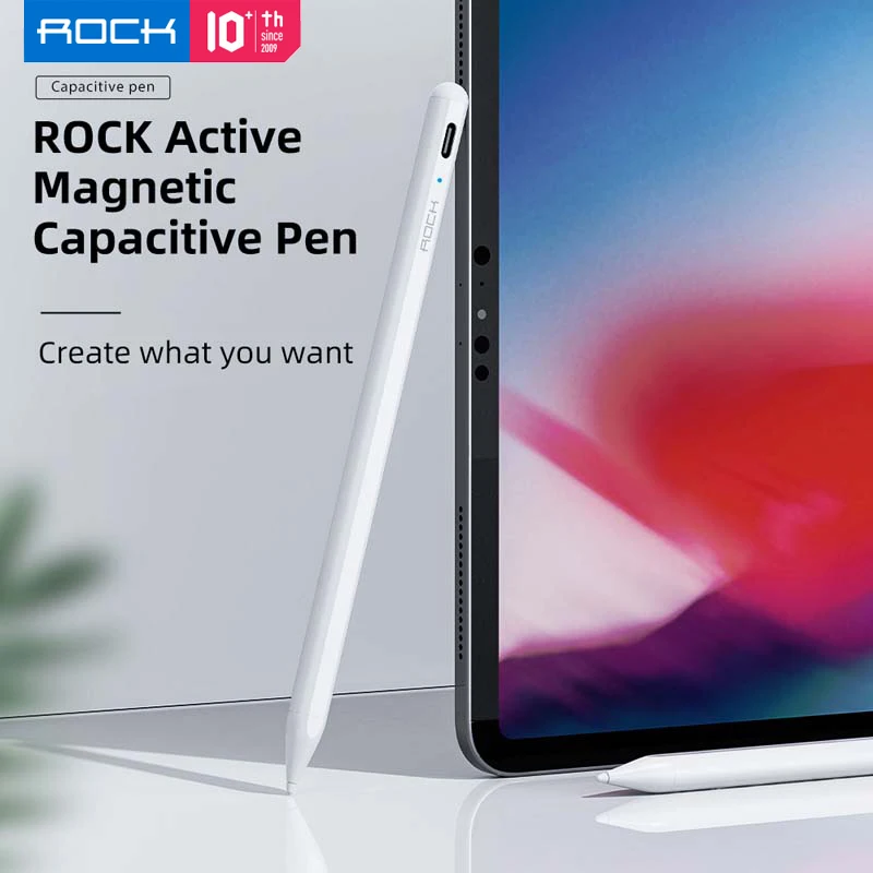 For IPad Pro 11 ROCK Active Magnetic Capacitive Pencil Replaceable Refill Stylus Pen for IPad Air IOS Touch Pen Extra Pen Tip
For IPad Pro 11 ROCK Active Magnetic Capacitive Pencil Replaceable Refill Stylus Pen for IPad Air IOS Touch Pen Extra Pen Tip