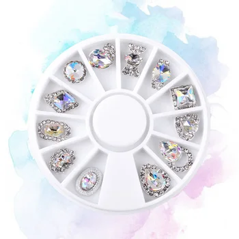 3D Alloy Nail Turntable Jewelry DIY Mixed Pattern Rhinestones Nail Art Decorations 
3D Alloy Nail Turntable Jewelry DIY Mixed Pattern Rhinestones Nail Art Decorations