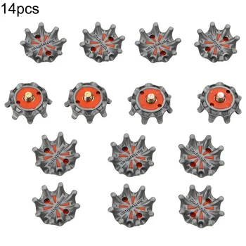 14Pcs Golf Shoe Spikes Replacement Studs Soft Fast Twist For Footjoy Cleat Metal Screw Golf Accessories
14Pcs Golf Shoe Spikes Replacement Studs Soft Fast Twist For Footjoy Cleat Metal Screw Golf Accessories