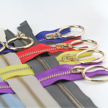 5# 60/70/80/90/100/120/150 cm metal zipper open-end auto lock circle for sewing clothing rose gold zipper
5# 60/70/80/90/100/120/150 cm metal zipper open-end auto lock circle for sewing clothing rose gold zipper
