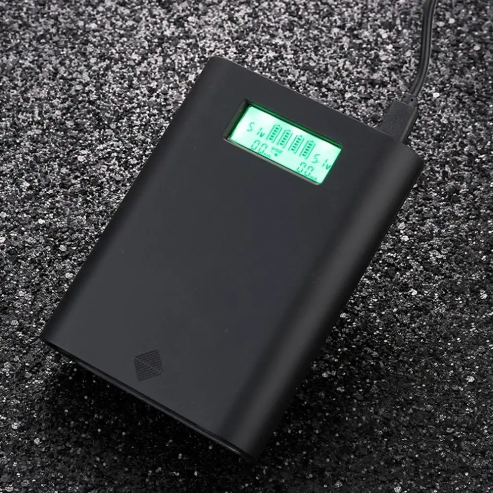 E3S-QC Real-time Battery LCD Display 18650x4 Portable Power Source Bank + Quick Charger 30W Battery Case Power Box
E3S-QC Real-time Battery LCD Display 18650x4 Portable Power Source Bank + Quick Charger 30W Battery Case Power Box