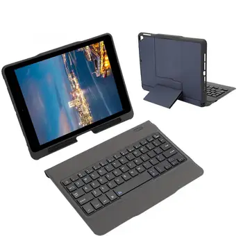 Integrated Tablet Bluetooth Keyboard PU Cover Protective Case with TPU Pen Tray Fit for iPad air1/2/Pro9.7
Integrated Tablet Bluetooth Keyboard PU Cover Protective Case with TPU Pen Tray Fit for iPad air1/2/Pro9.7