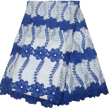 Royal blue African Guipure Tulle Lace Fabric 2019 High Quality French Mesh Rhinestones Nigerian Lace for Wedding dress XFT06
Royal blue African Guipure Tulle Lace Fabric 2019 High Quality French Mesh Rhinestones Nigerian Lace for Wedding dress XFT06