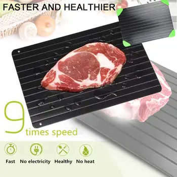 S/M/L Fast Thawing Defrosting Tray Thaw Frozen Food Meat Fruit Quick Defrosting Plate Board Defrost Kitchen Gadget Tool
S/M/L Fast Thawing Defrosting Tray Thaw Frozen Food Meat Fruit Quick Defrosting Plate Board Defrost Kitchen Gadget Tool