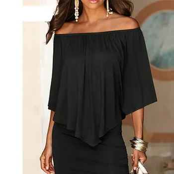 Summer Dress Women 2020 New Casual Fashion Slash Neck High Waist Solid Short Sleeve Off Shoulder Ruffles Sexy Strapless Vestidos
Summer Dress Women 2020 New Casual Fashion Slash Neck High Waist Solid Short Sleeve Off Shoulder Ruffles Sexy Strapless Vestidos