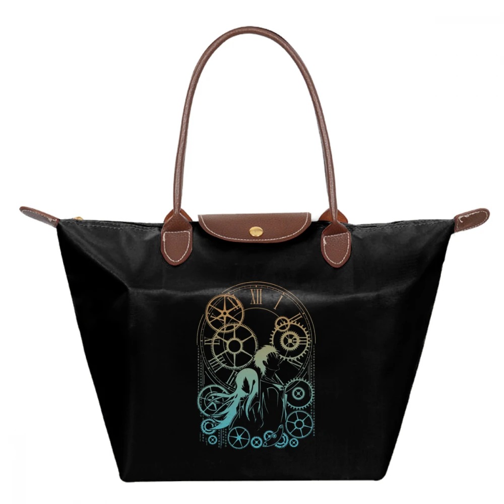 Steinsgate Handbag TIME Top-handle Bags Teen Nylon Women Tote Bag Wide School High quality Pattern Trend Womens hobo Handbags
Steinsgate Handbag TIME Top-handle Bags Teen Nylon Women Tote Bag Wide School High quality Pattern Trend Womens hobo Handbags